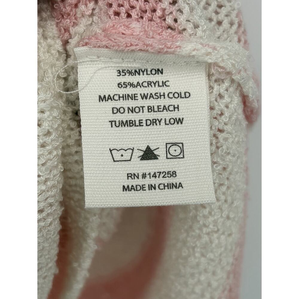 Simply Southern XL Pink White Striped Sweater Tank Top Knit NWT Preppy Coastal - Picture 5 of 7